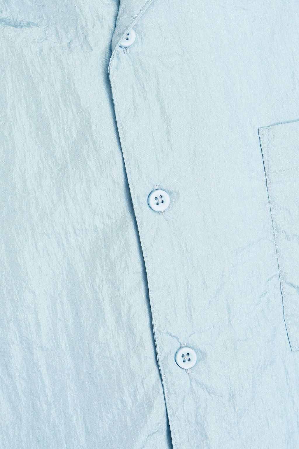 ONIA Crinkled taffeta shirt