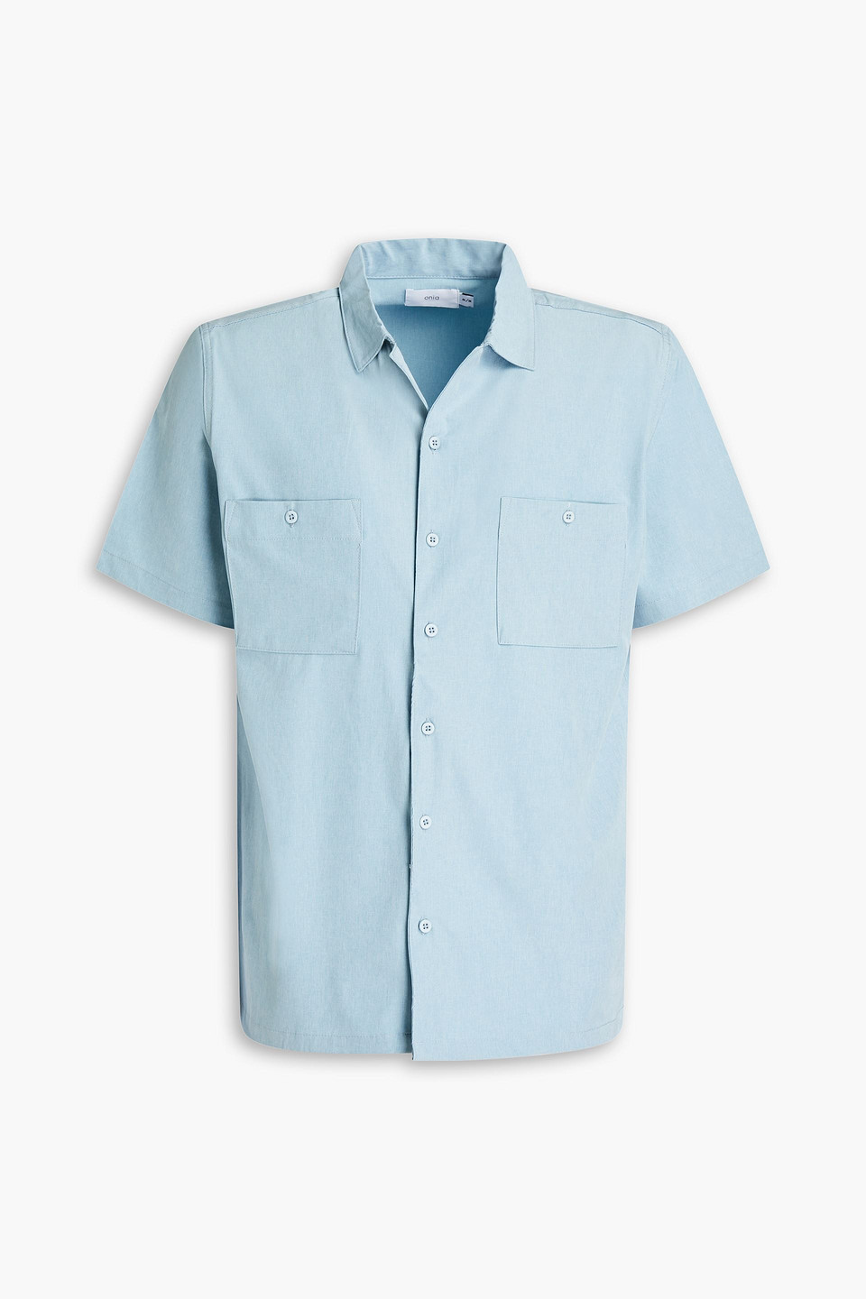 onia - chambray shirt - blue - s