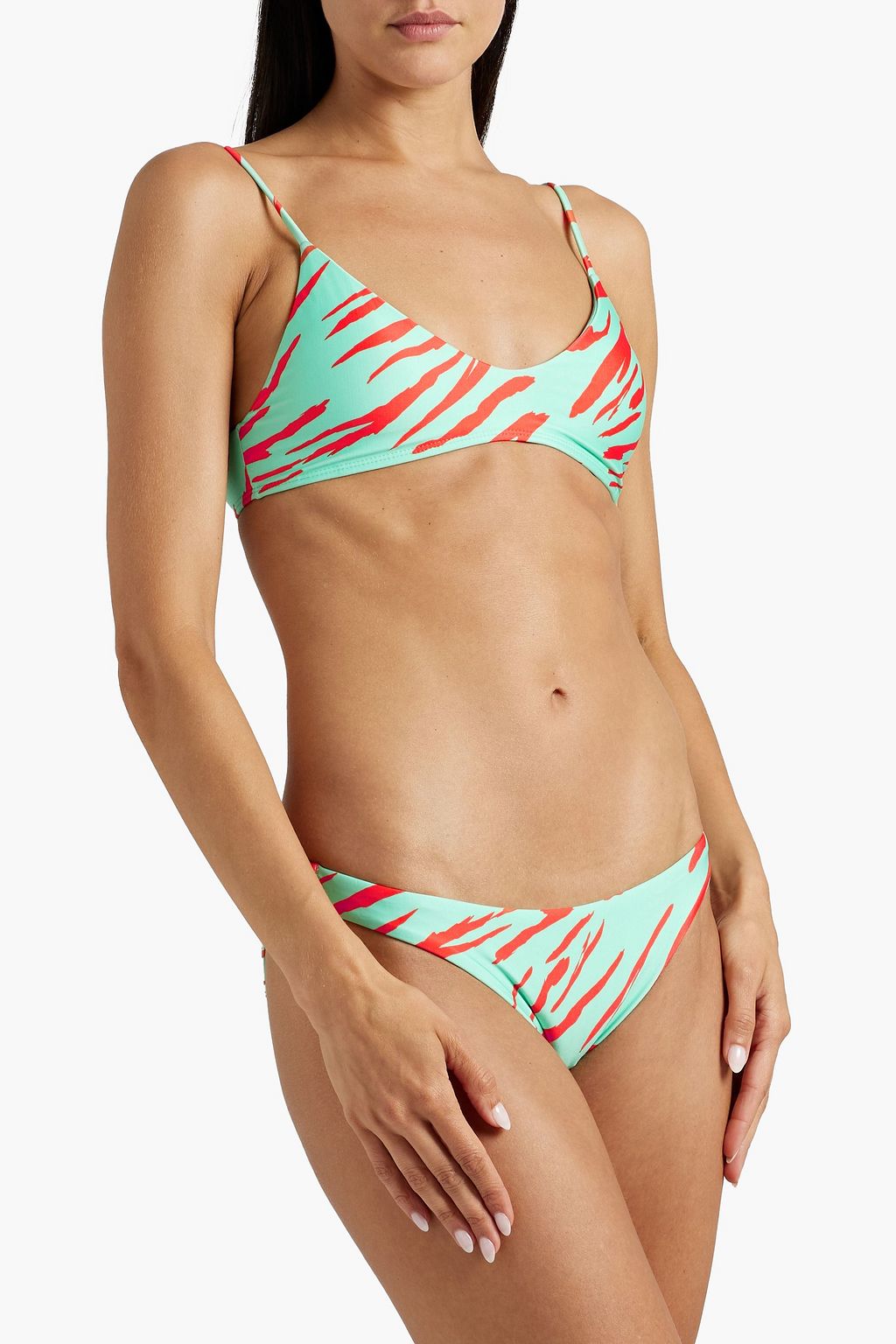 VIX PAULA HERMANNY Basic printed low-rise bikini briefs