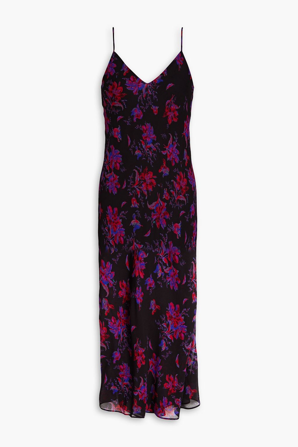 Ava velvet sales burnout slip dress