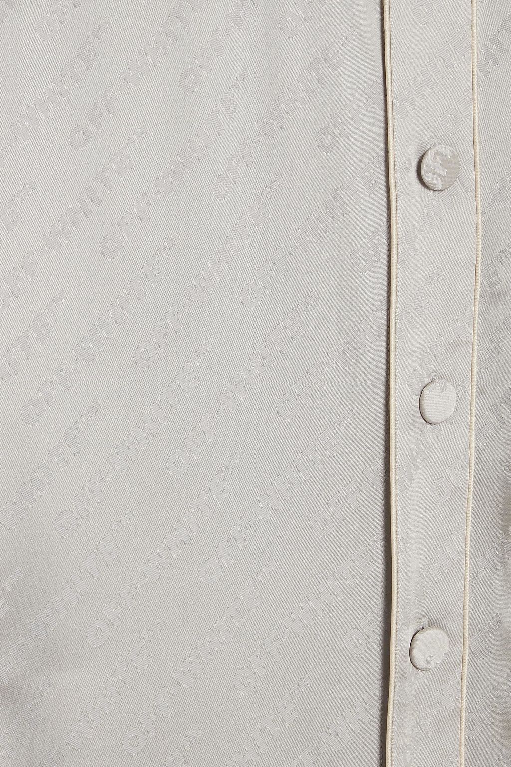 OFF-WHITE™ Logo-jacquard shirt