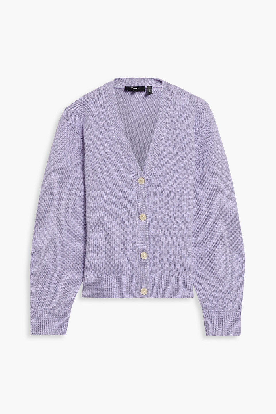 theory - cashmere cardigan - purple - s