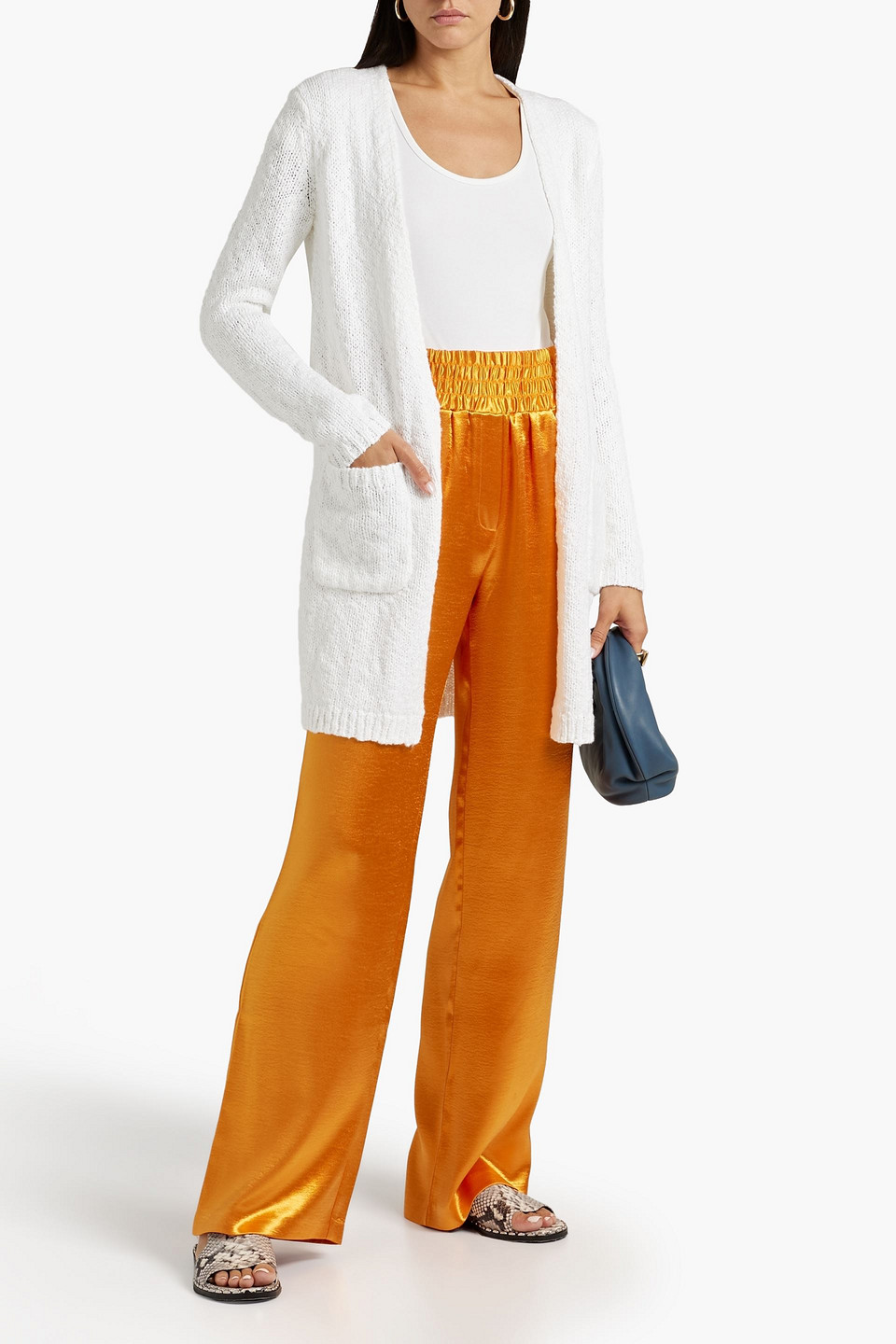 Theory Torina C Xander Cardigan In White