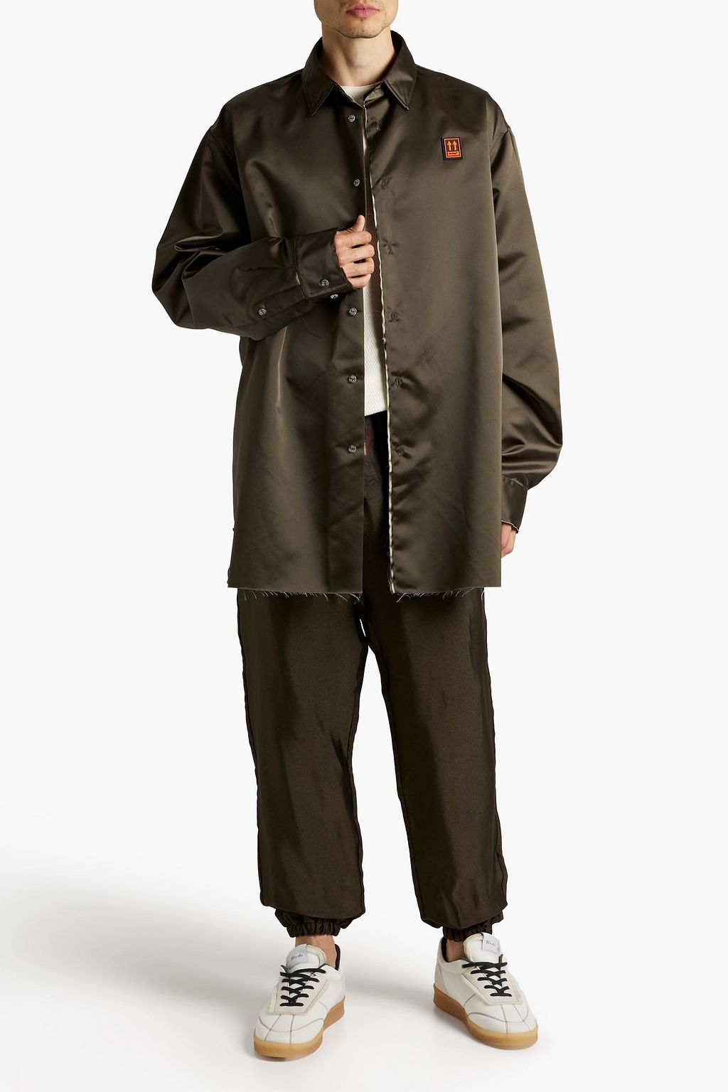 ETRO Tapered printed twill pants