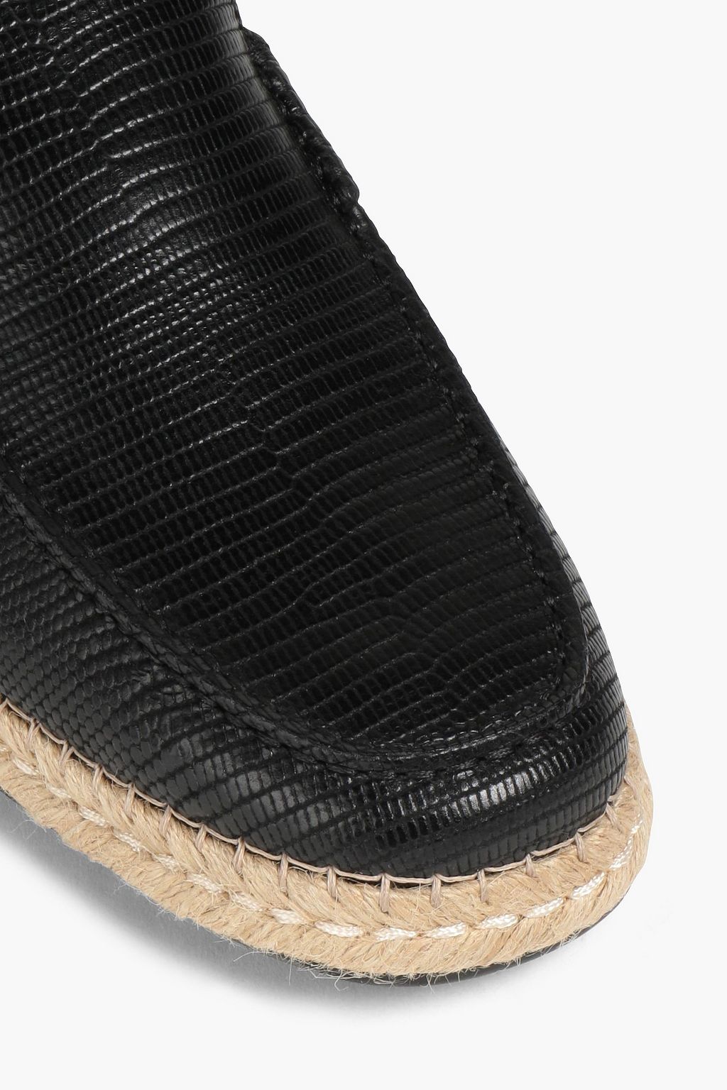 TOD'S Lizard-effect leather loafers