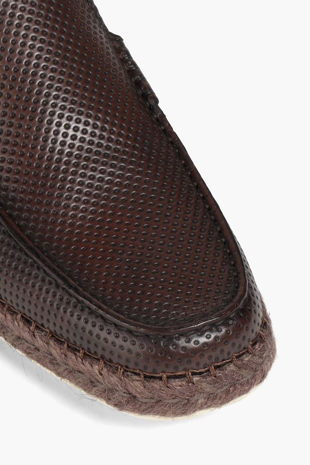 TOD'S Textured-leather loafers
