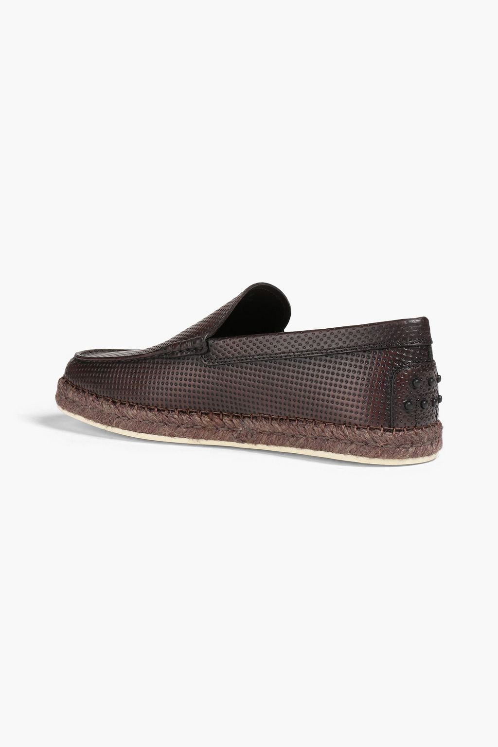 TOD'S Textured-leather loafers