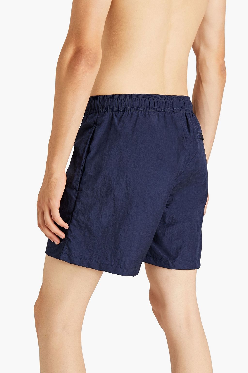 ONIA Short-length crinkled swim shorts
