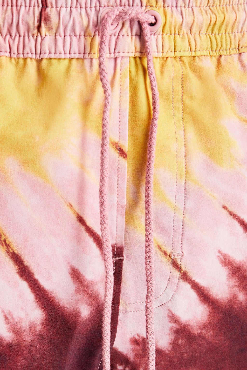 ZIMMERMANN Mid-length tie-dyed swim shorts