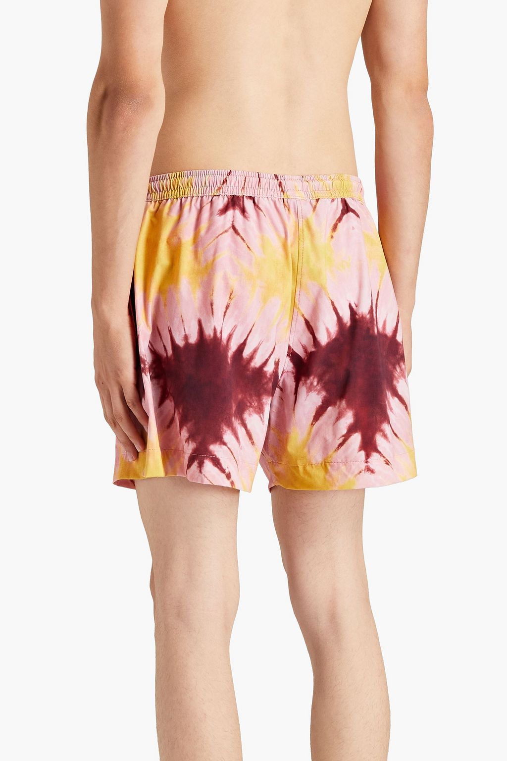 ZIMMERMANN Mid-length tie-dyed swim shorts