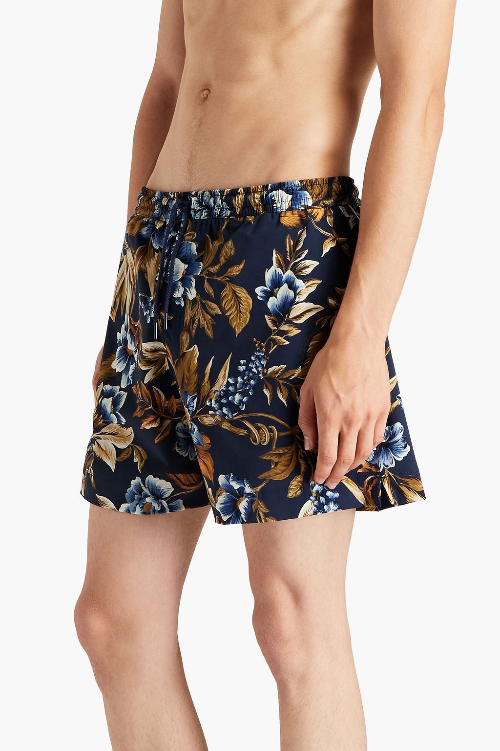 ZIMMERMANN Midlength floralprint swim shorts THE