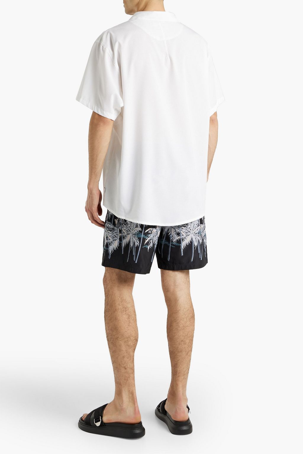 ONIA Travel Tech jacquard shirt