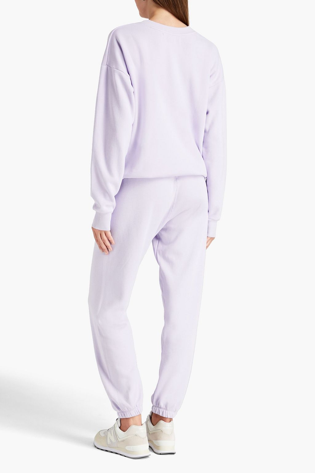 SPRWMN Embroidered fleece track pants THE