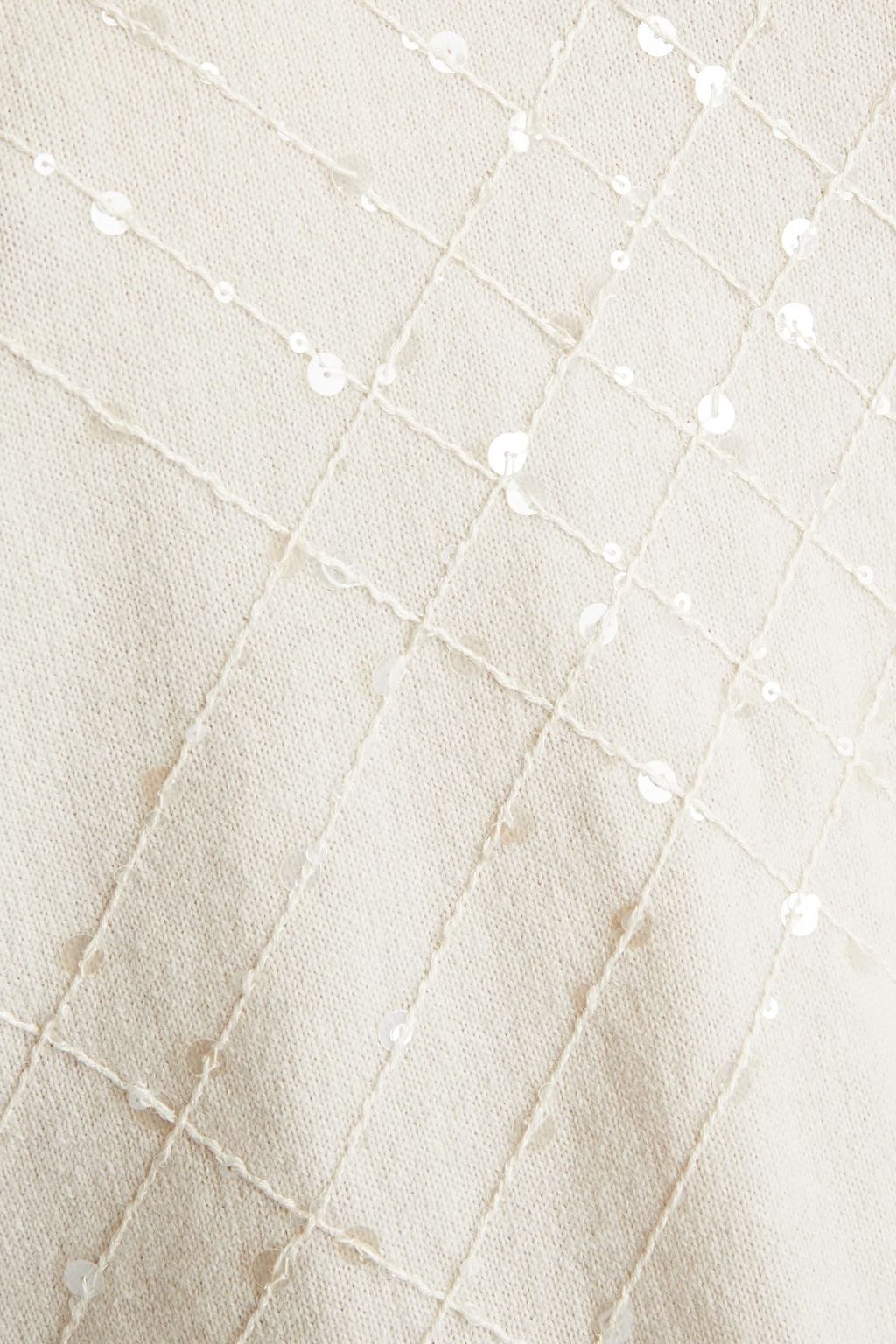 BRUNELLO CUCINELLI Sequin-embellished cashmere sweater