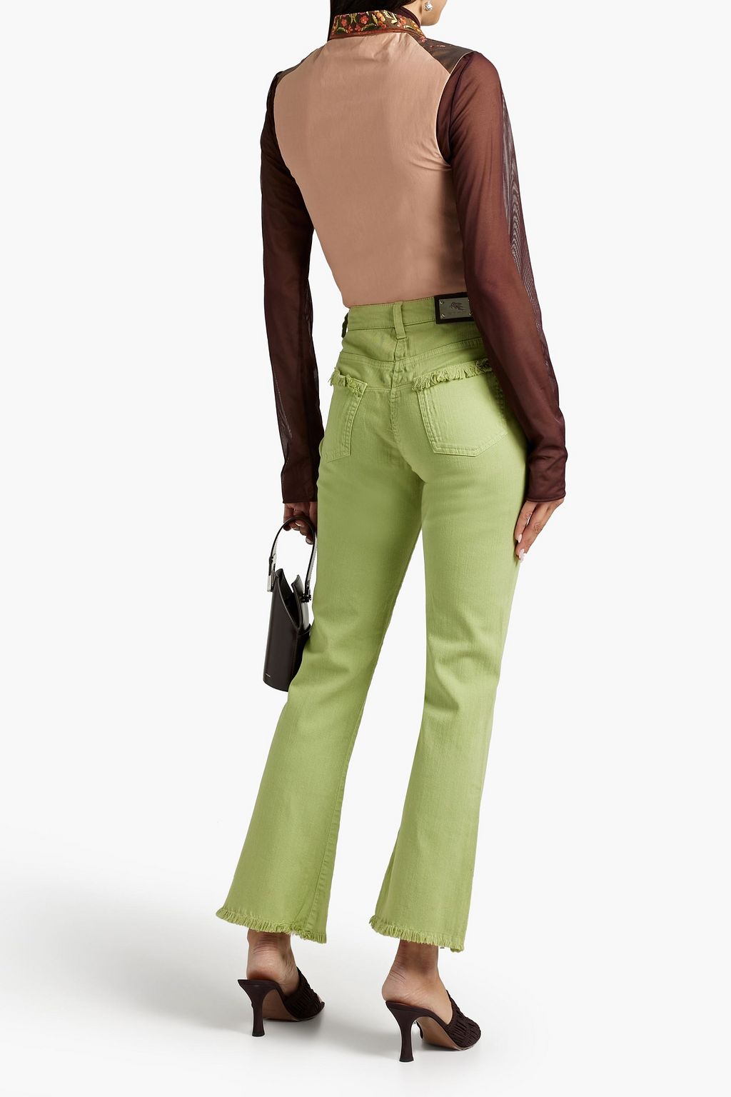 ETRO Embroidered cotton and silk-blend vest