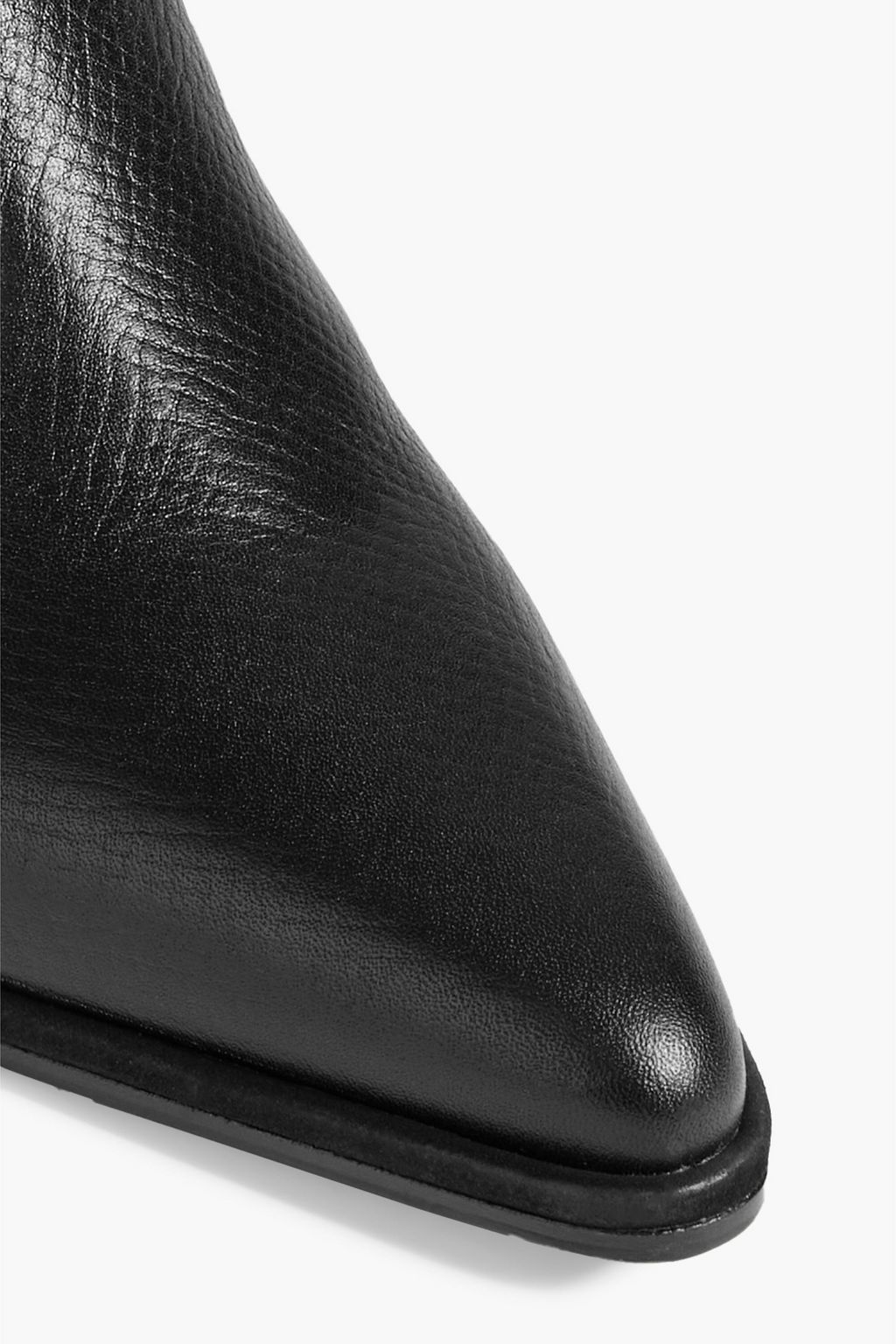 SERGIO ROSSI Carla pebbled-leather ankle boots