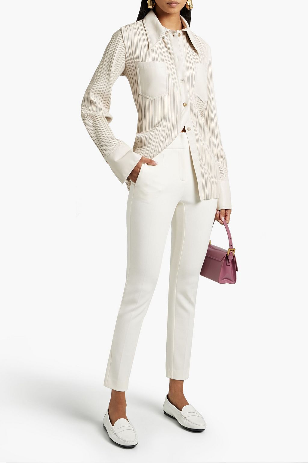 TOD'S Twill skinny pants
