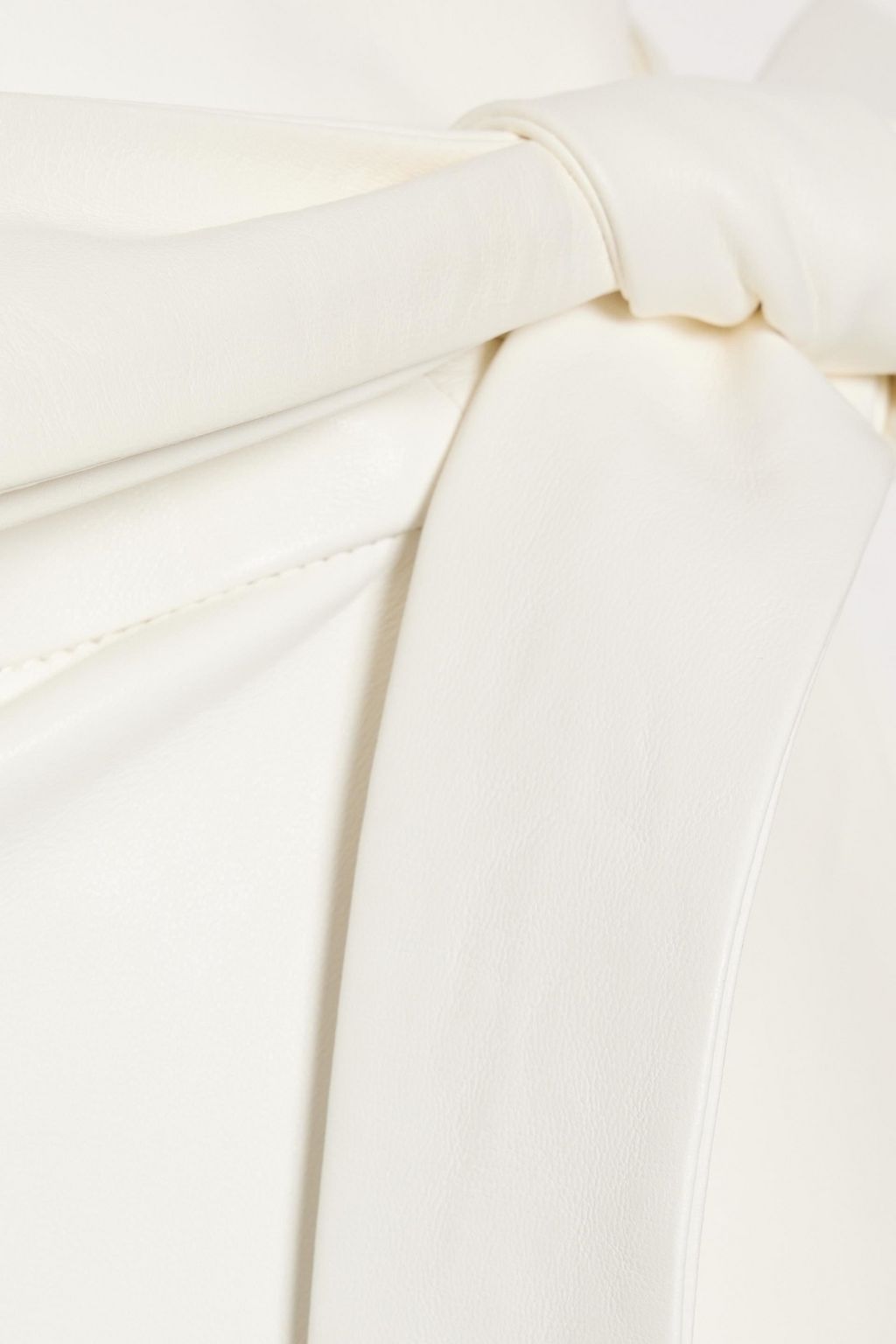 TOD'S Leather wrap skirt