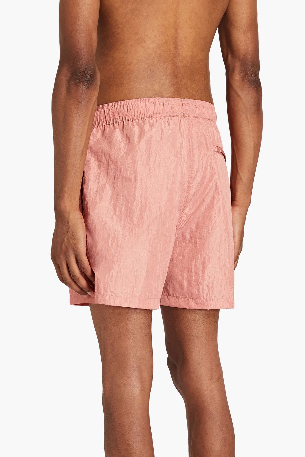 ONIA Short-length crinkled swim shorts