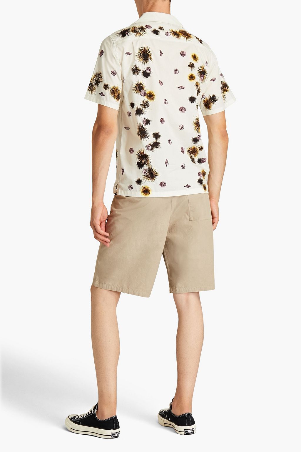 KENZO Printed cotton-poplin shirt
