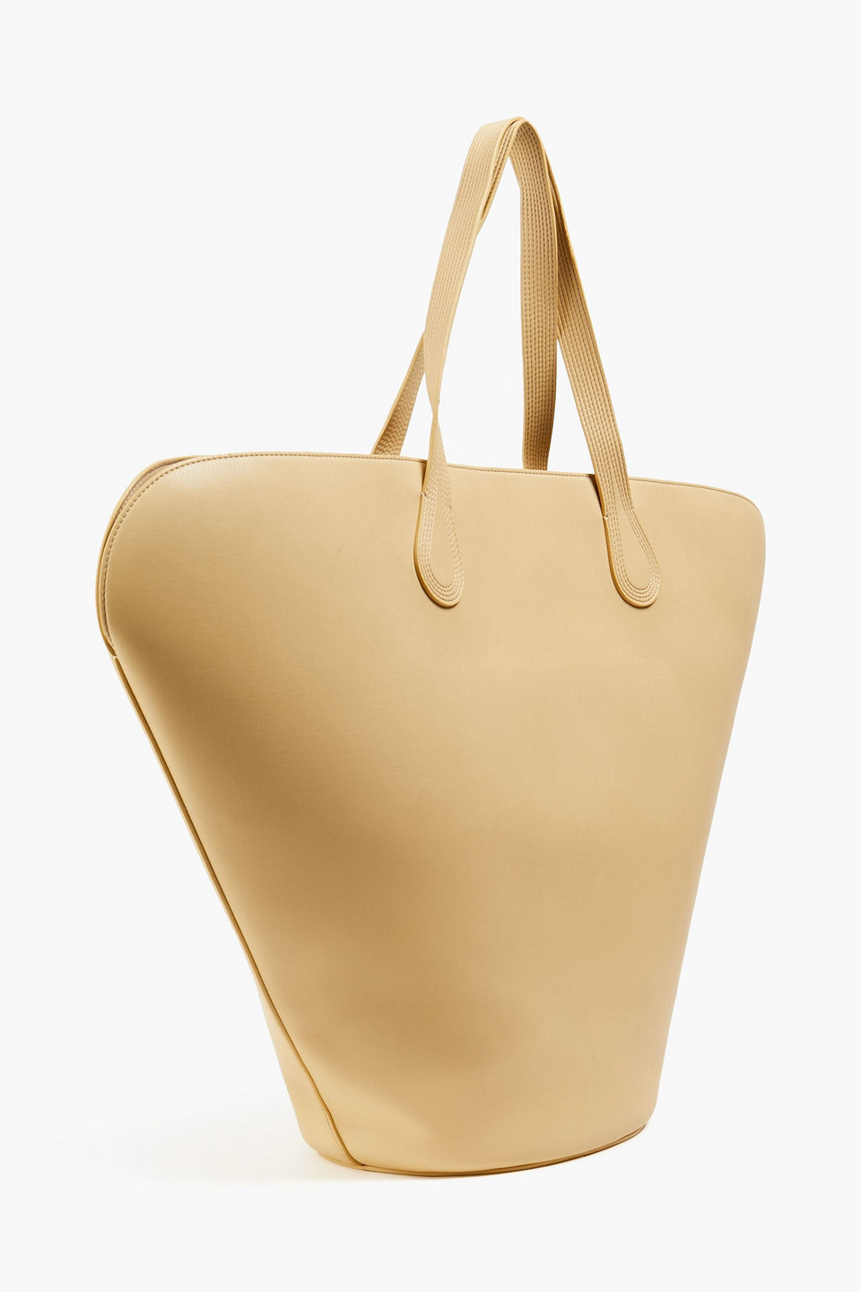 Nanushka Juno Embossed Vegan Leather Tote In Beige