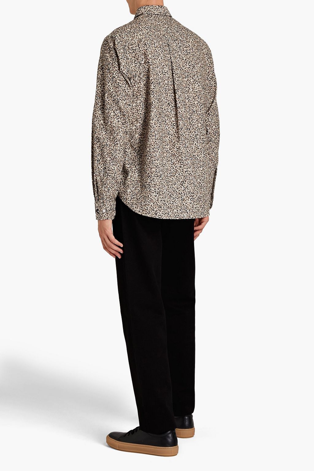 KENZO Printed cotton-corduroy shirt