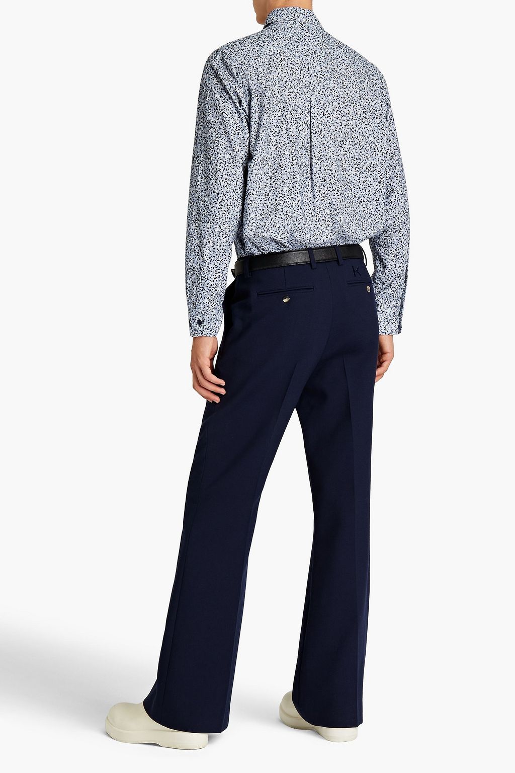 KENZO Printed cotton-corduroy shirt