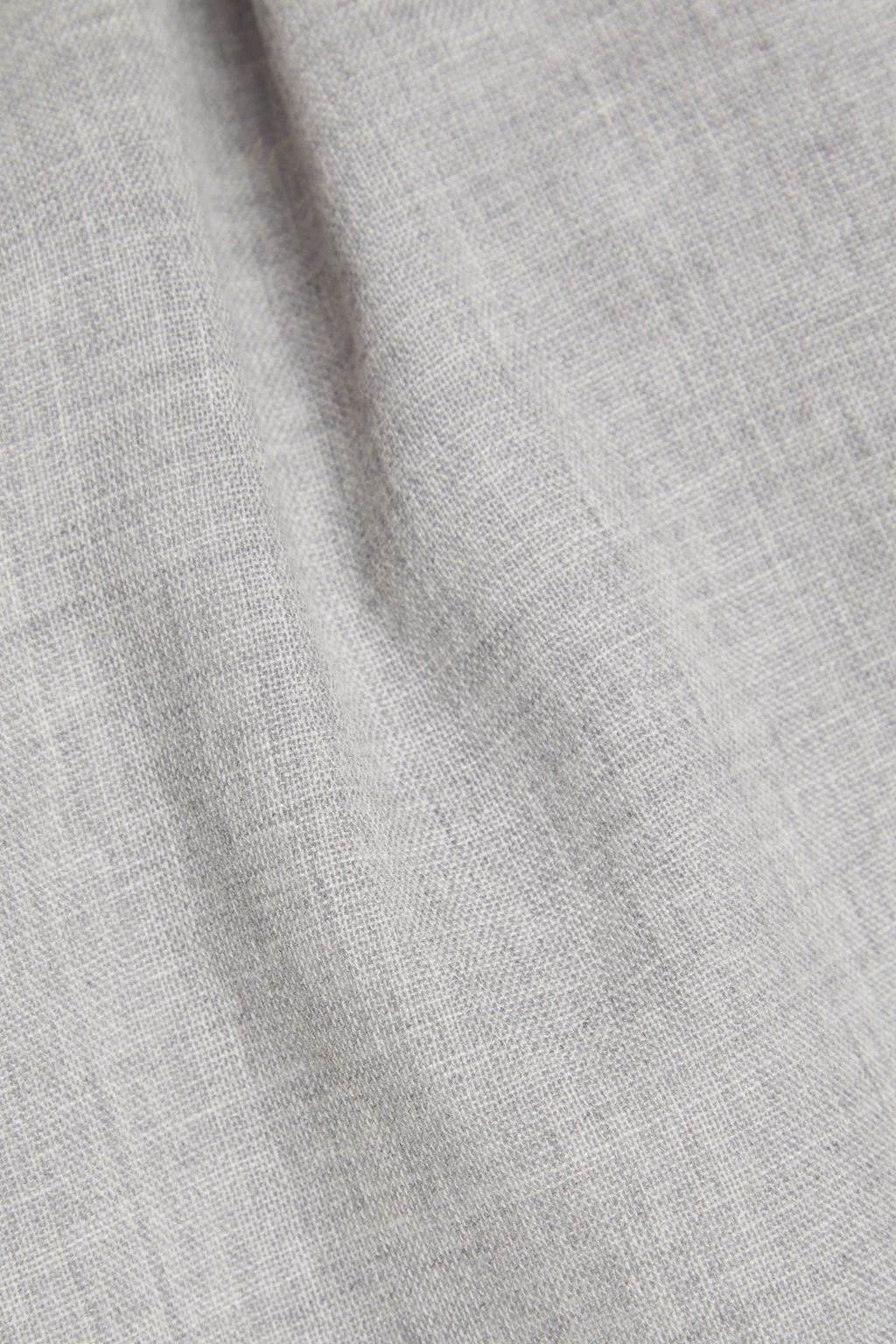 BRUNELLO CUCINELLI Fringed wool-gauze top