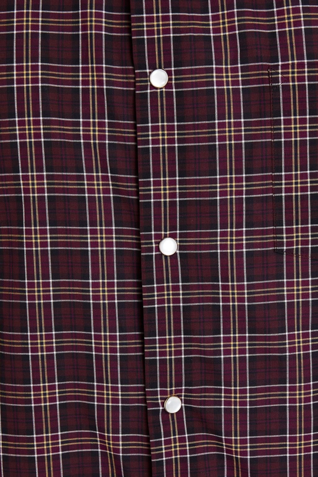 KENZO Checked cotton-mousseline shirt