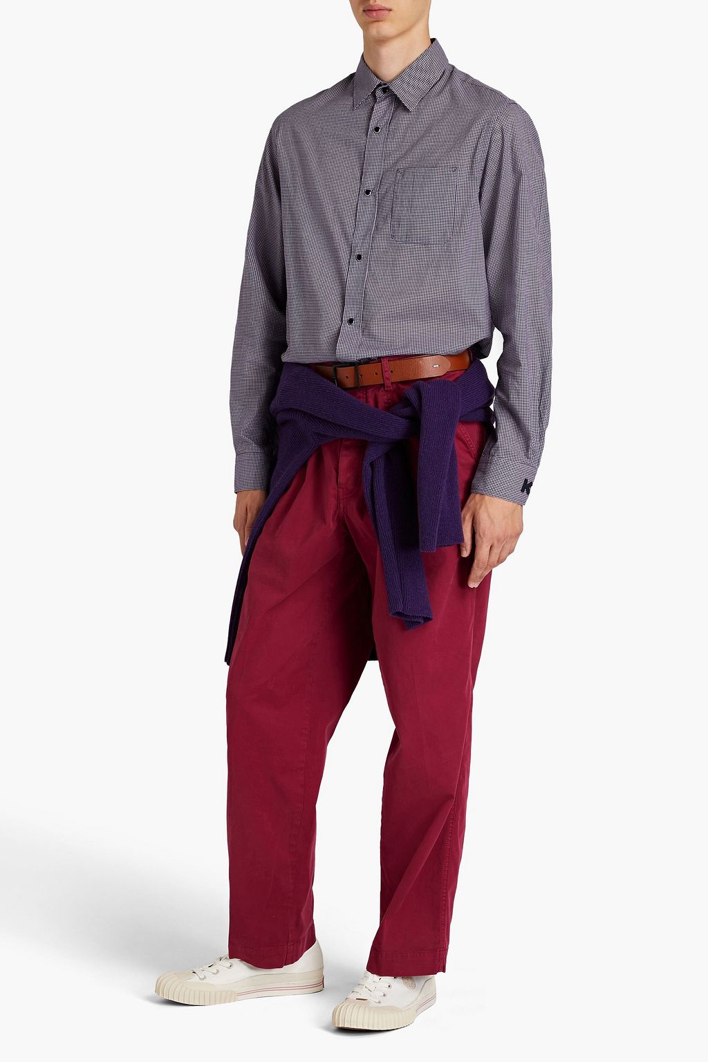 KENZO Gingham cotton shirt