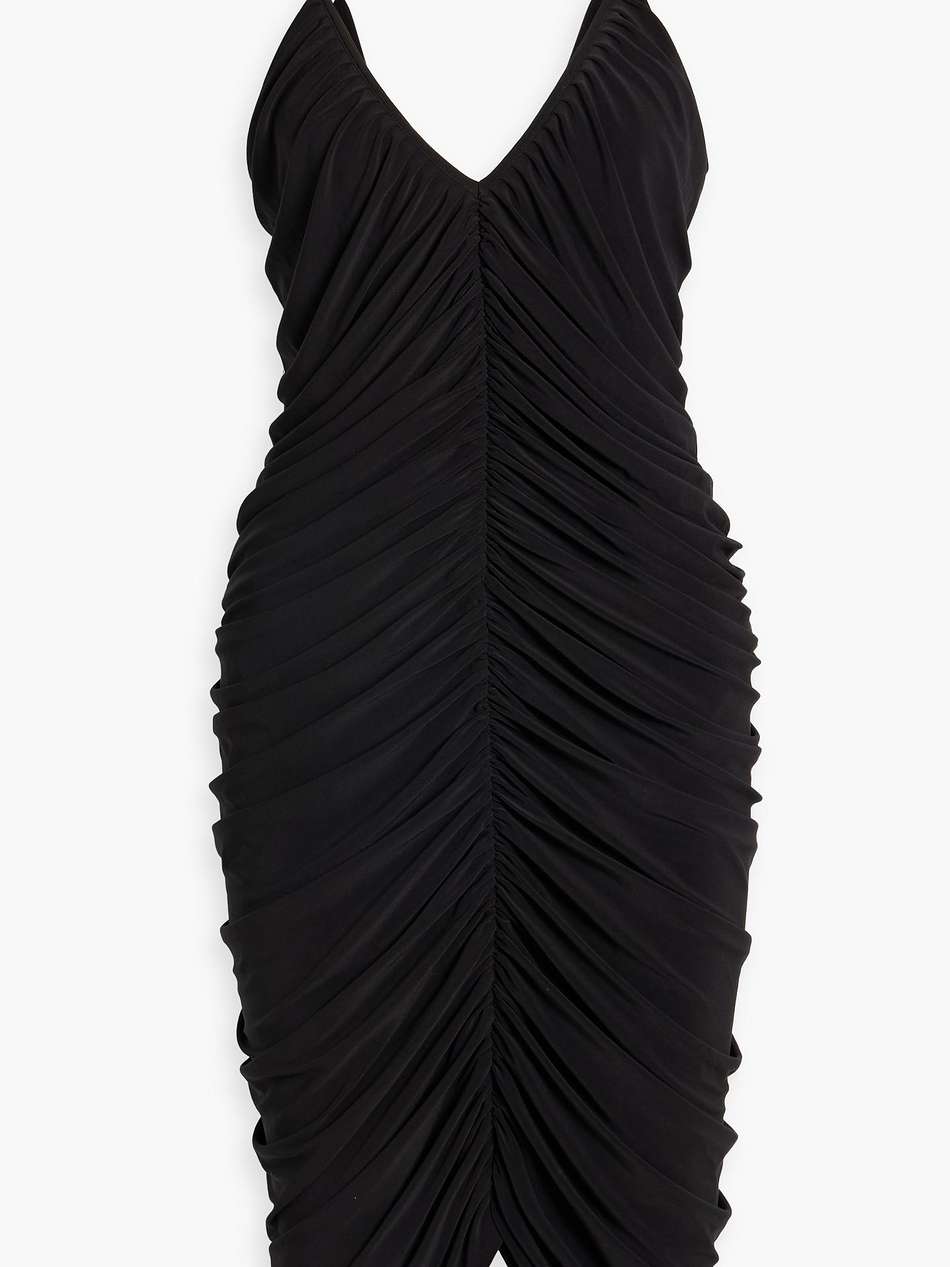 diana ruched stretch-jersey dress