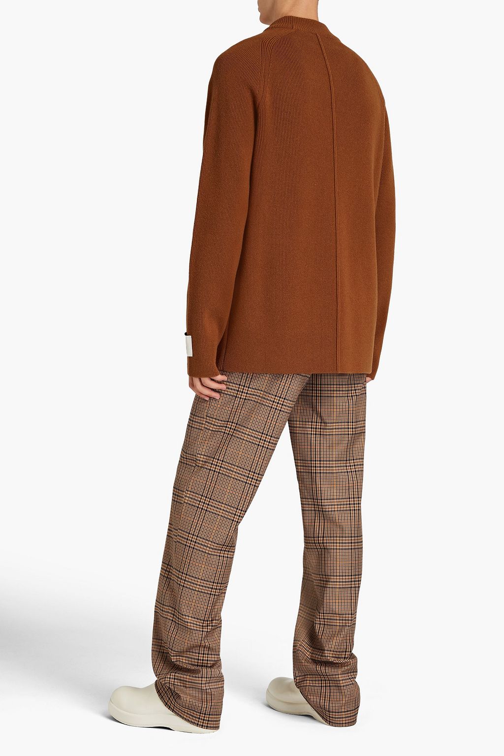 KENZO Appliquéd ribbed wool sweater