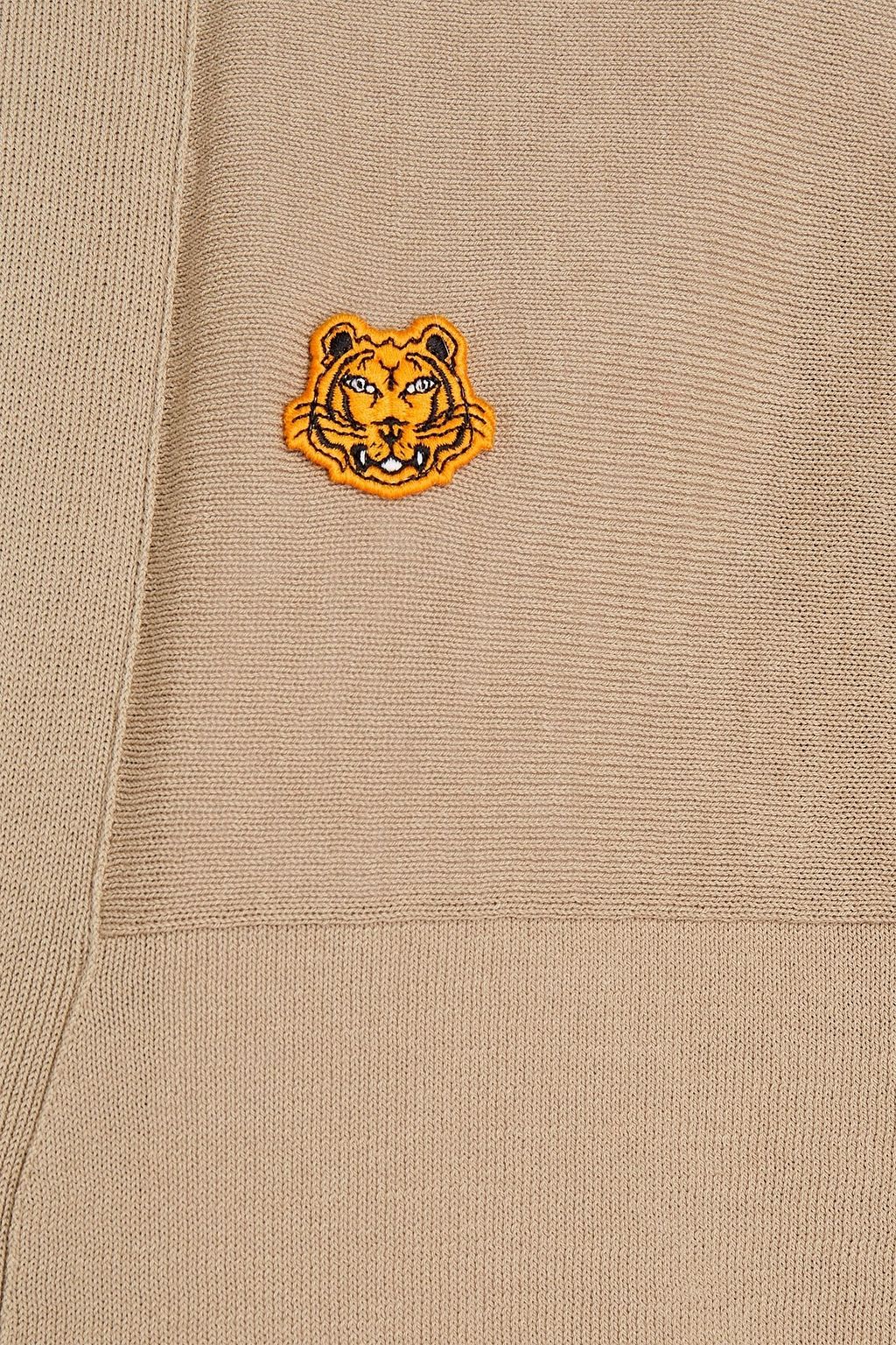 KENZO Appliquéd cotton cardigan