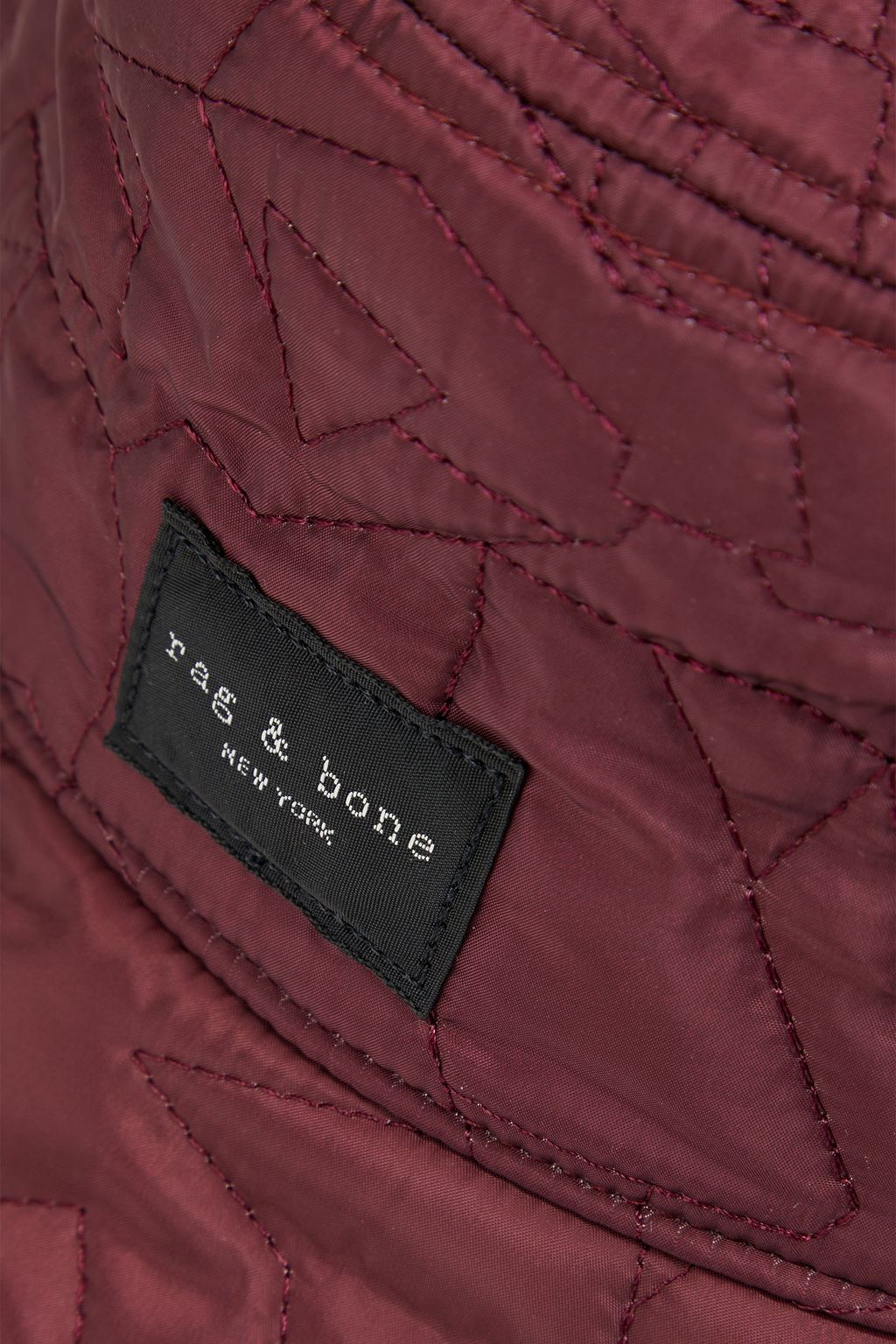 RAG & BONE Addison reversible quilted shell bucket hat