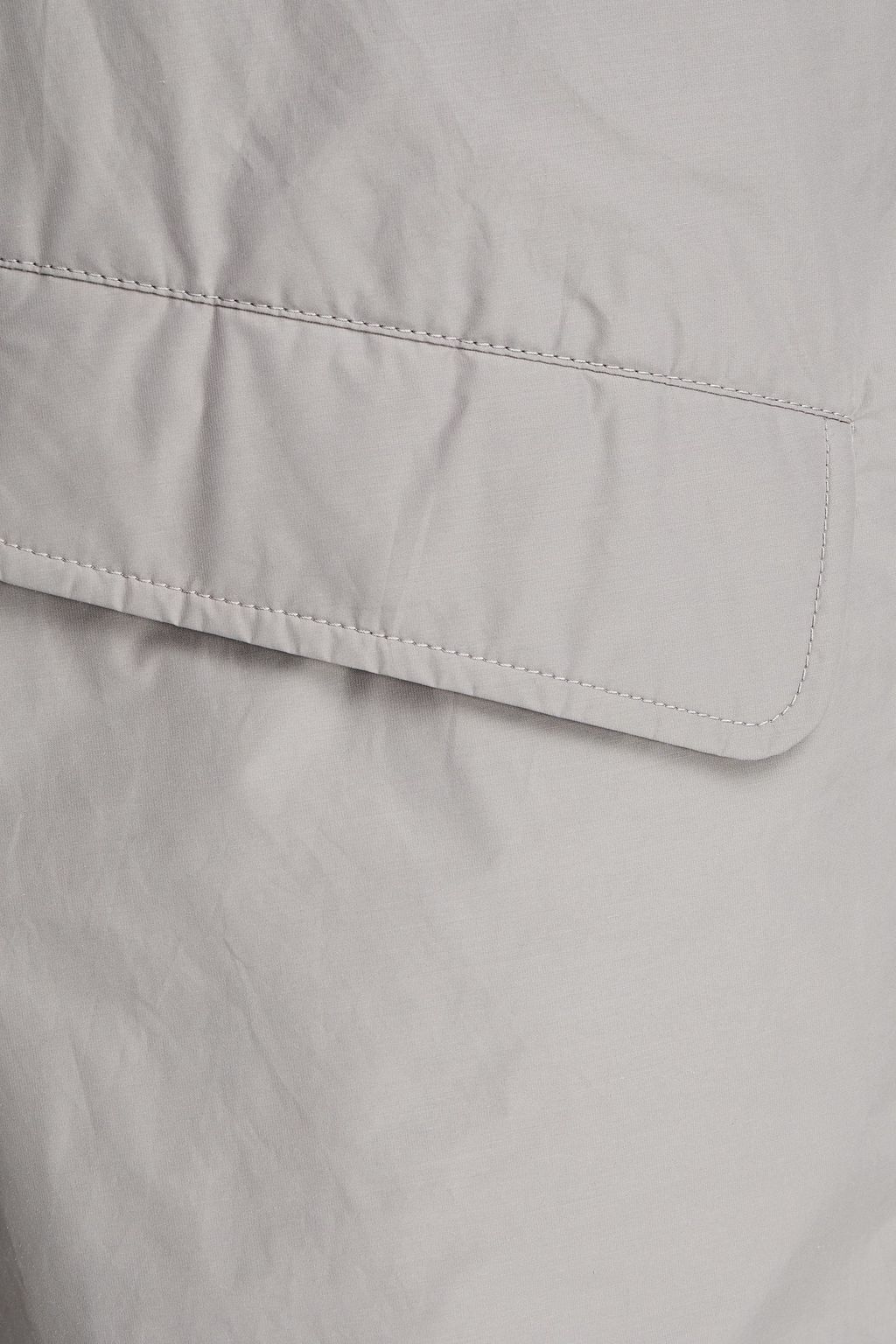 BRUNELLO CUCINELLI シェル フード付きレインコート ビーズ付き