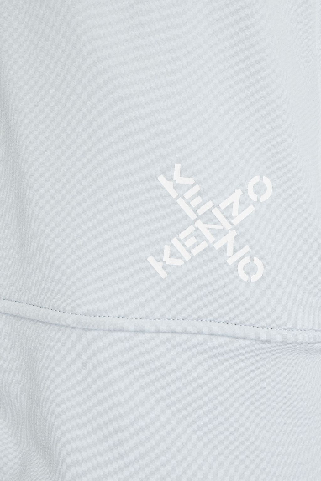 KENZO Mesh-paneled printed stretch-jersey jacket