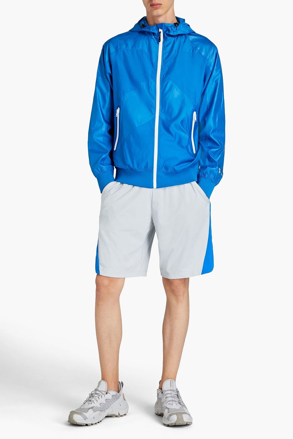 KENZO Paneled printed shell track jacket
