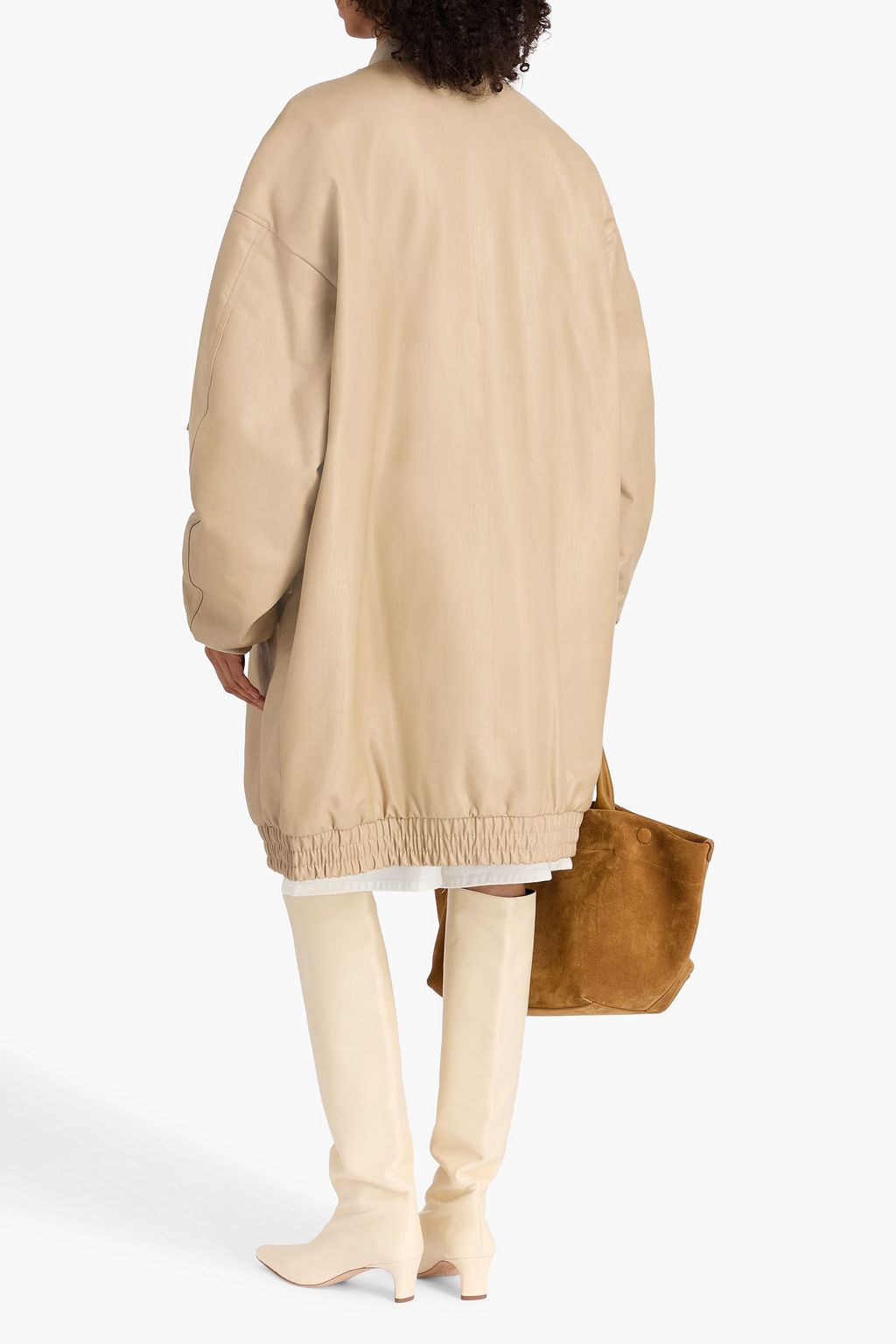 THE FRANKIE SHOP Jesse oversized bomber jacket
