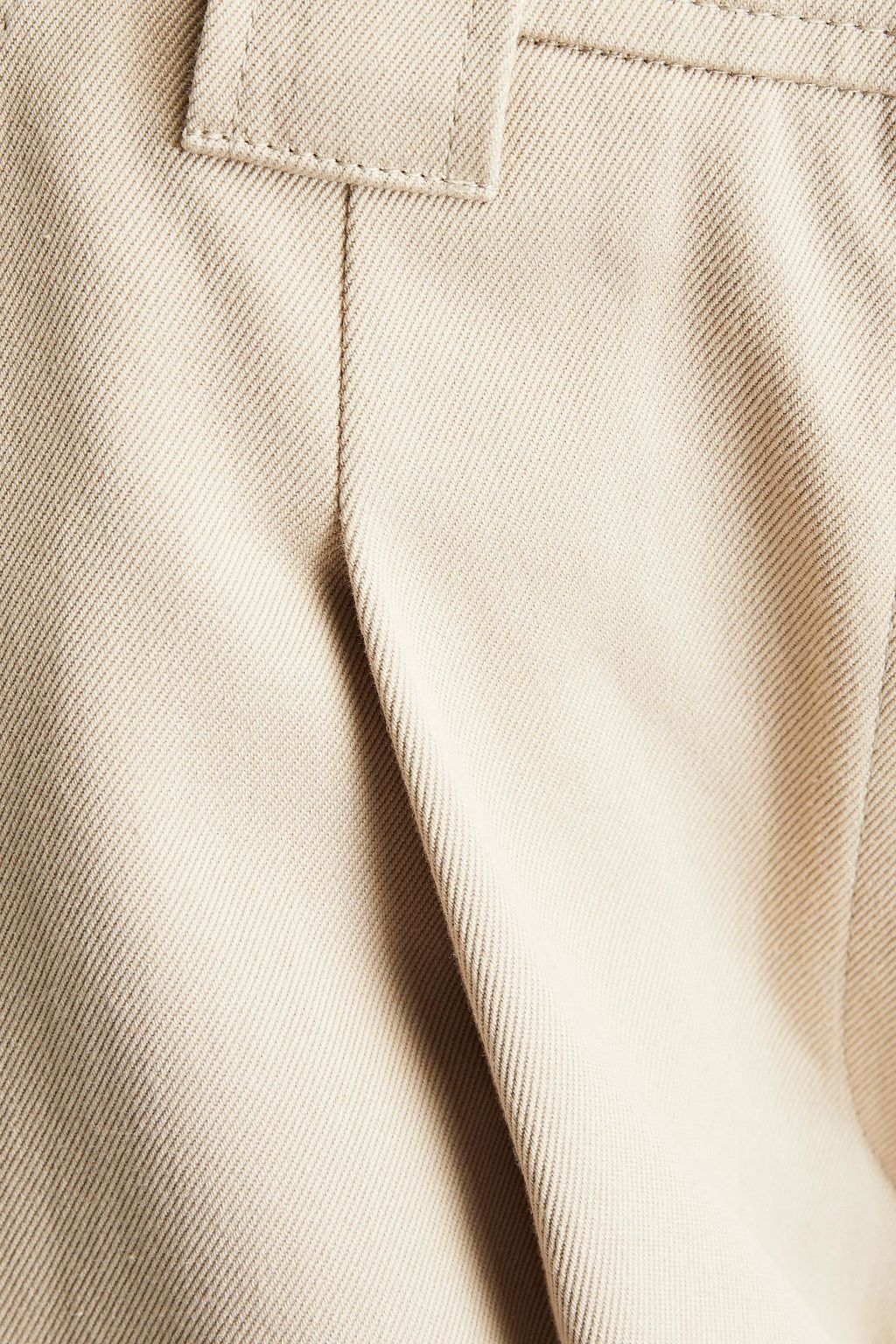 BRUNELLO CUCINELLI Pleated cotton-twill tapered pants