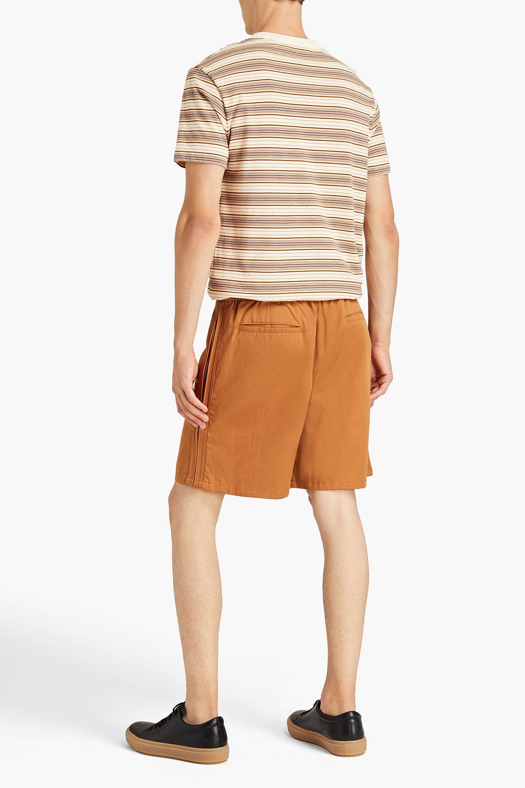 KENZO Cotton-twill drawstring shorts