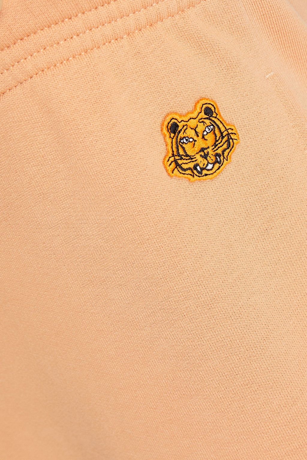 KENZO Appliquéd French cotton-terry sweatpants