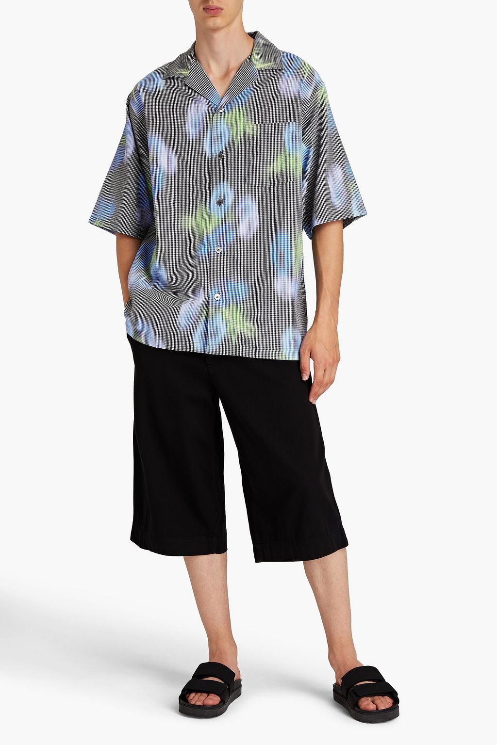 KENZO Cotton-twill shorts