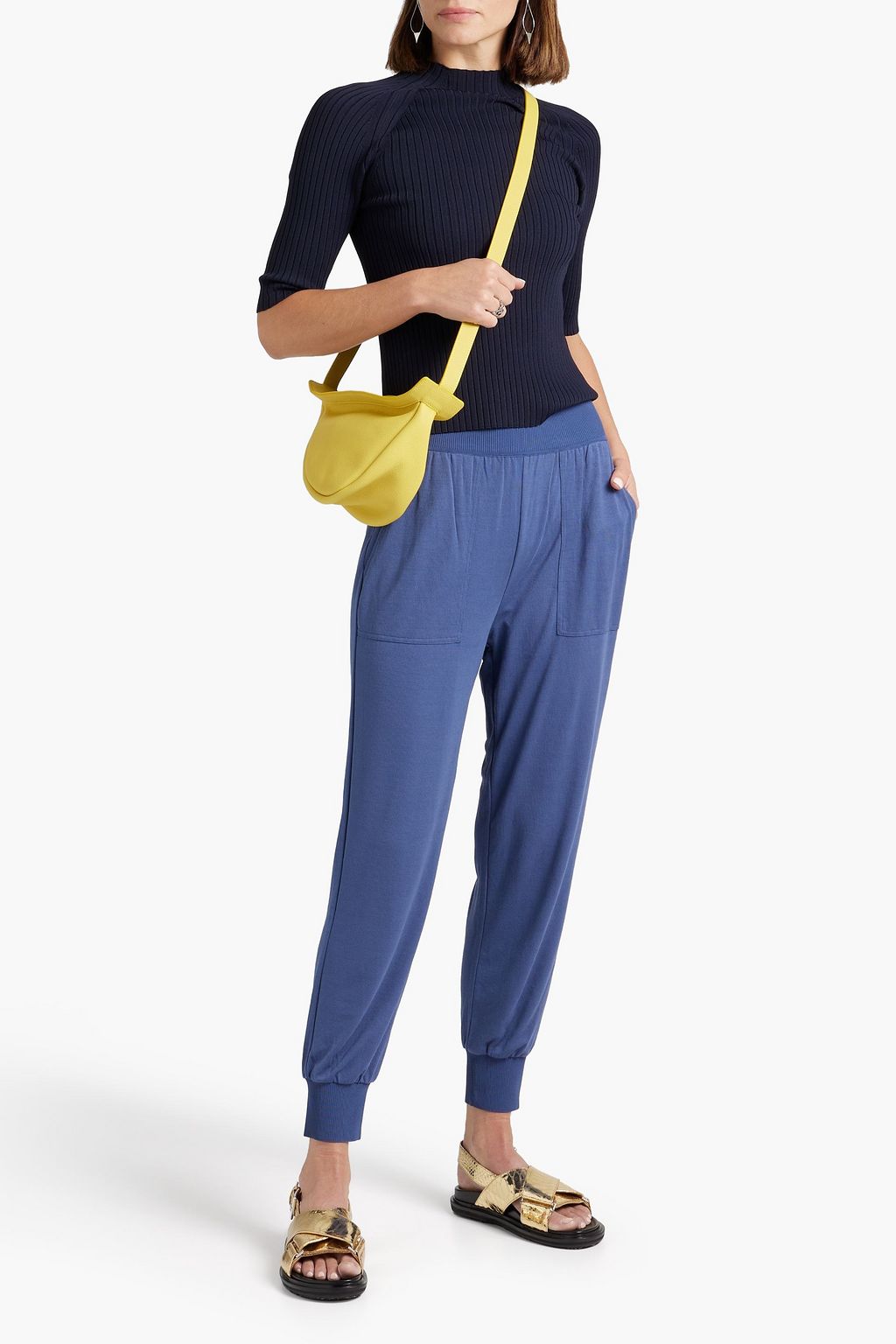 THEORY Modal-blend jersey track pants