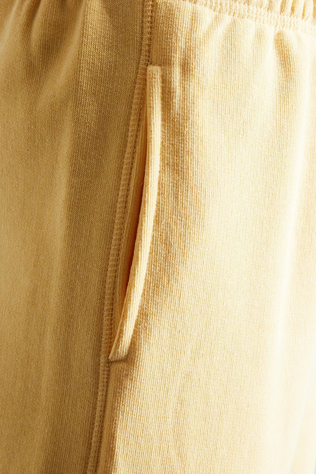 GANNI Embroidered French cotton-blend terry track pants