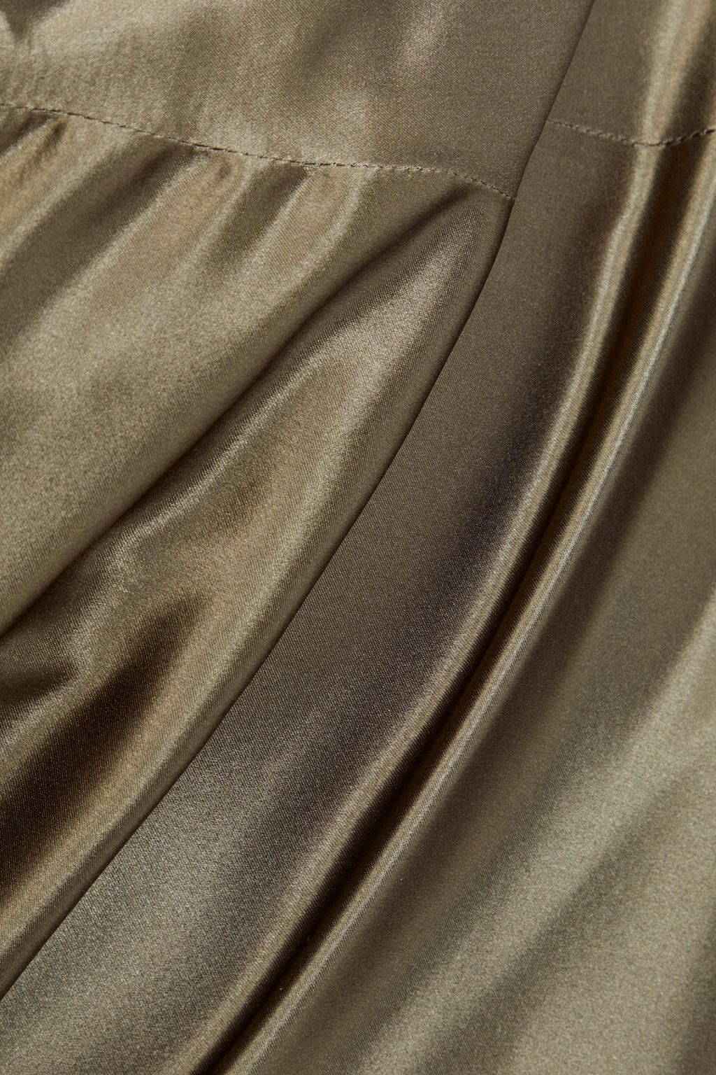 BITE STUDIOS Silk-satin midi skirt