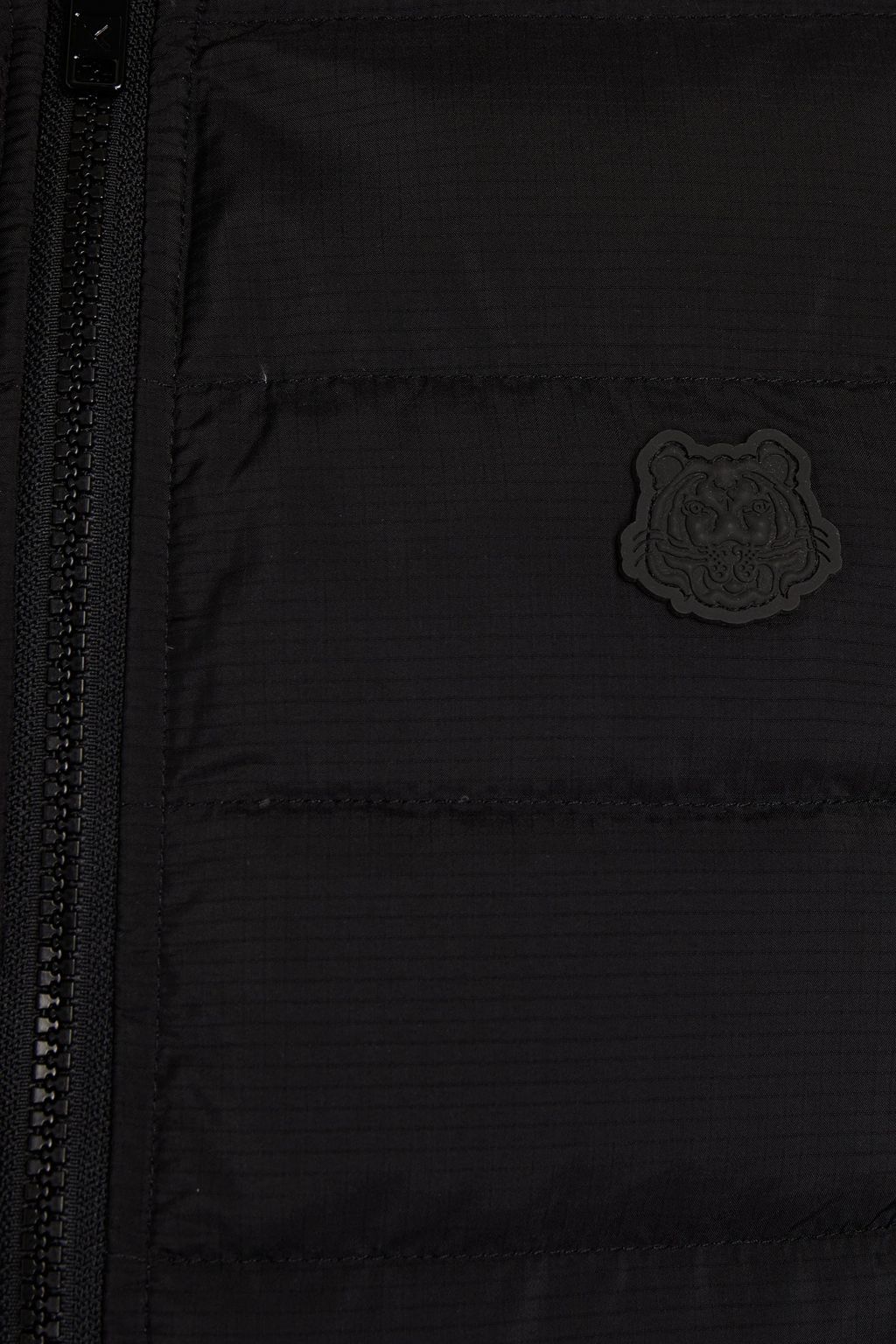 KENZO Logo-appliquéd quilted shell down jacket