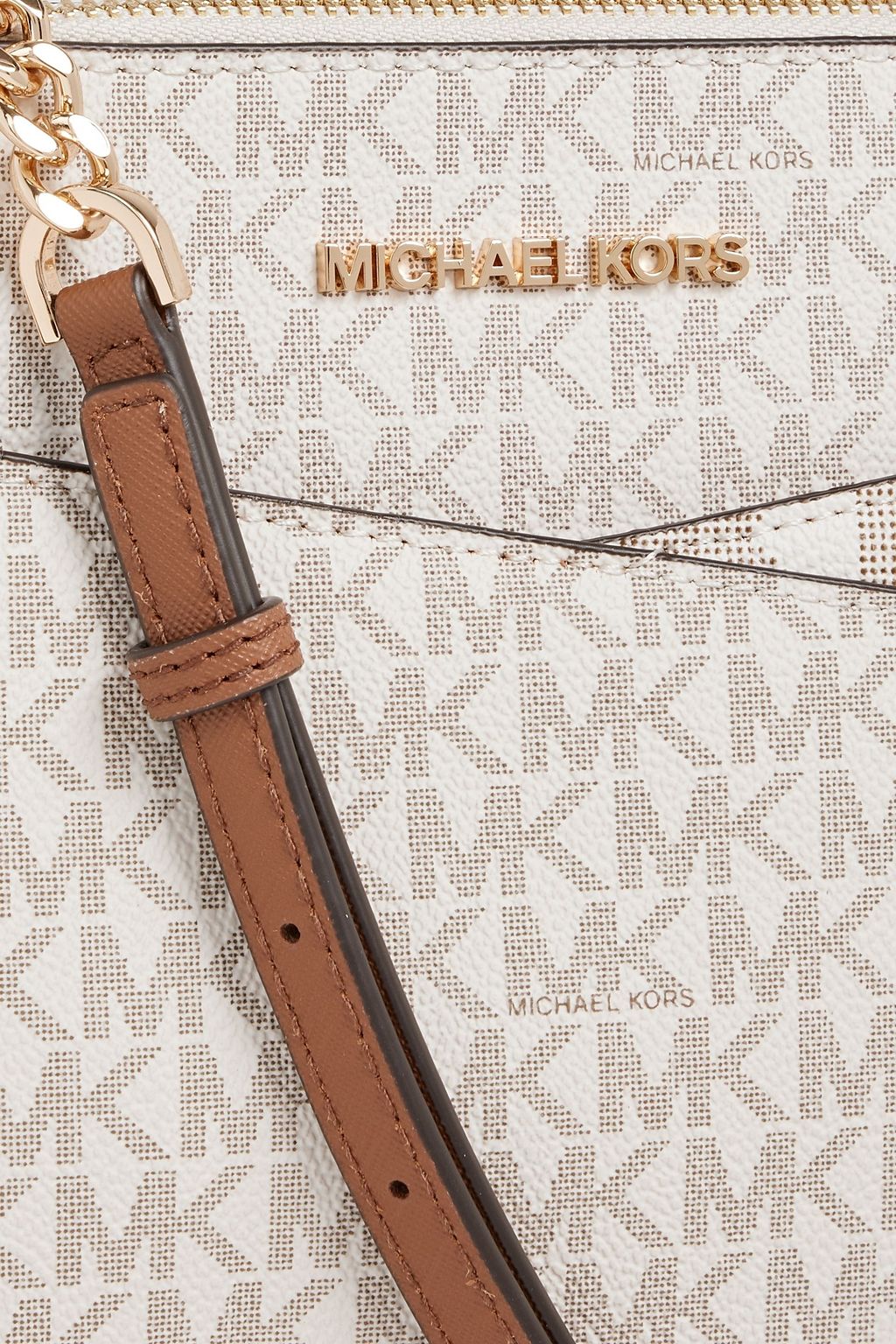 MICHAEL MICHAEL KORS Jet Set Travel logo-print coated-canvas shoulder bag