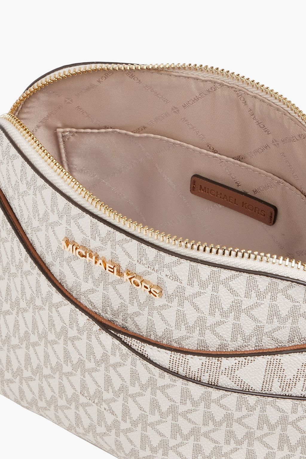 Michael Kors OffWhite Signature Coated Canvas Jet Set Tote Bag –  LovedLuxeBags