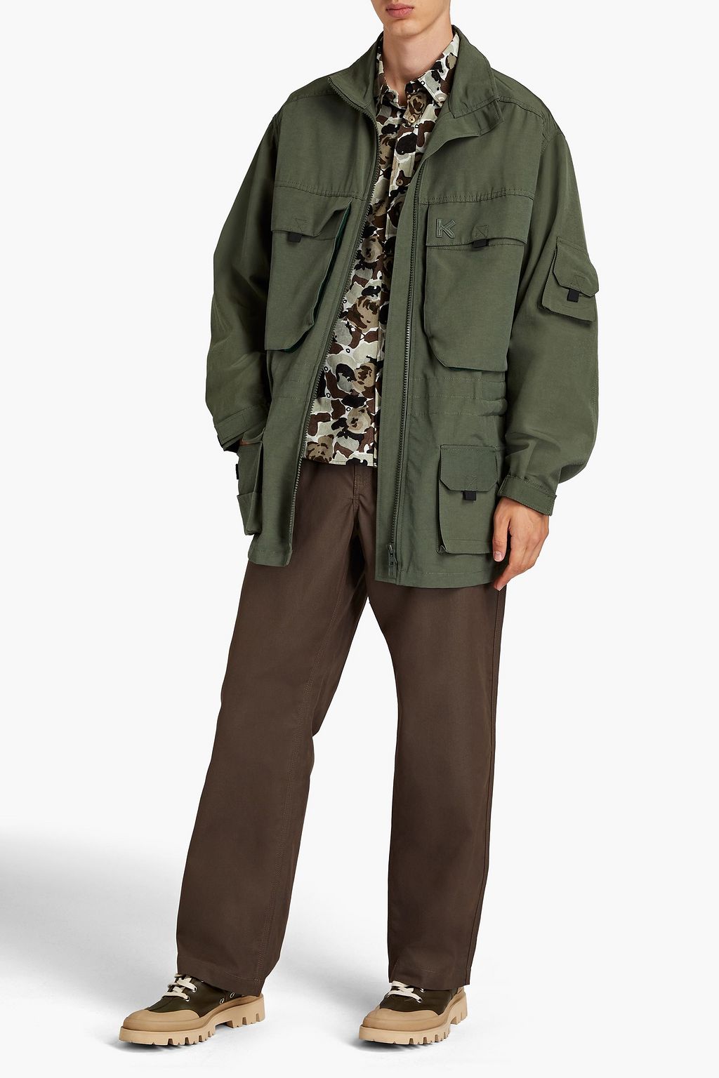 KENZO Cotton-blend parka