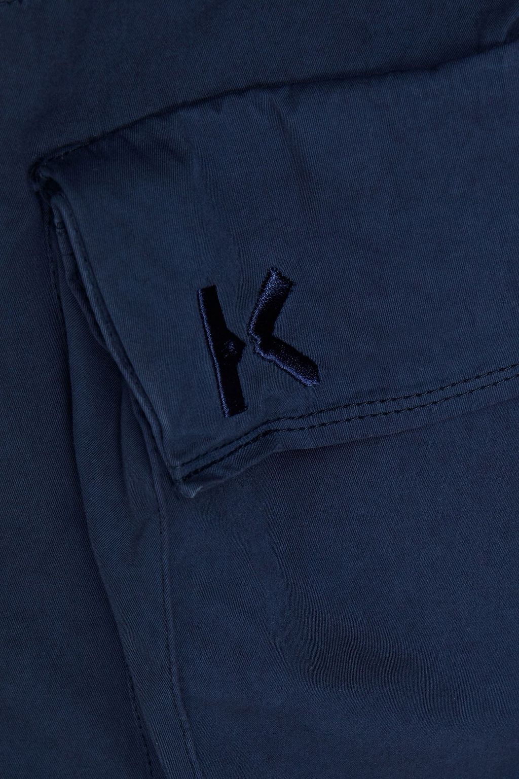 KENZO Cordura-paneled cotton-gabardine parka